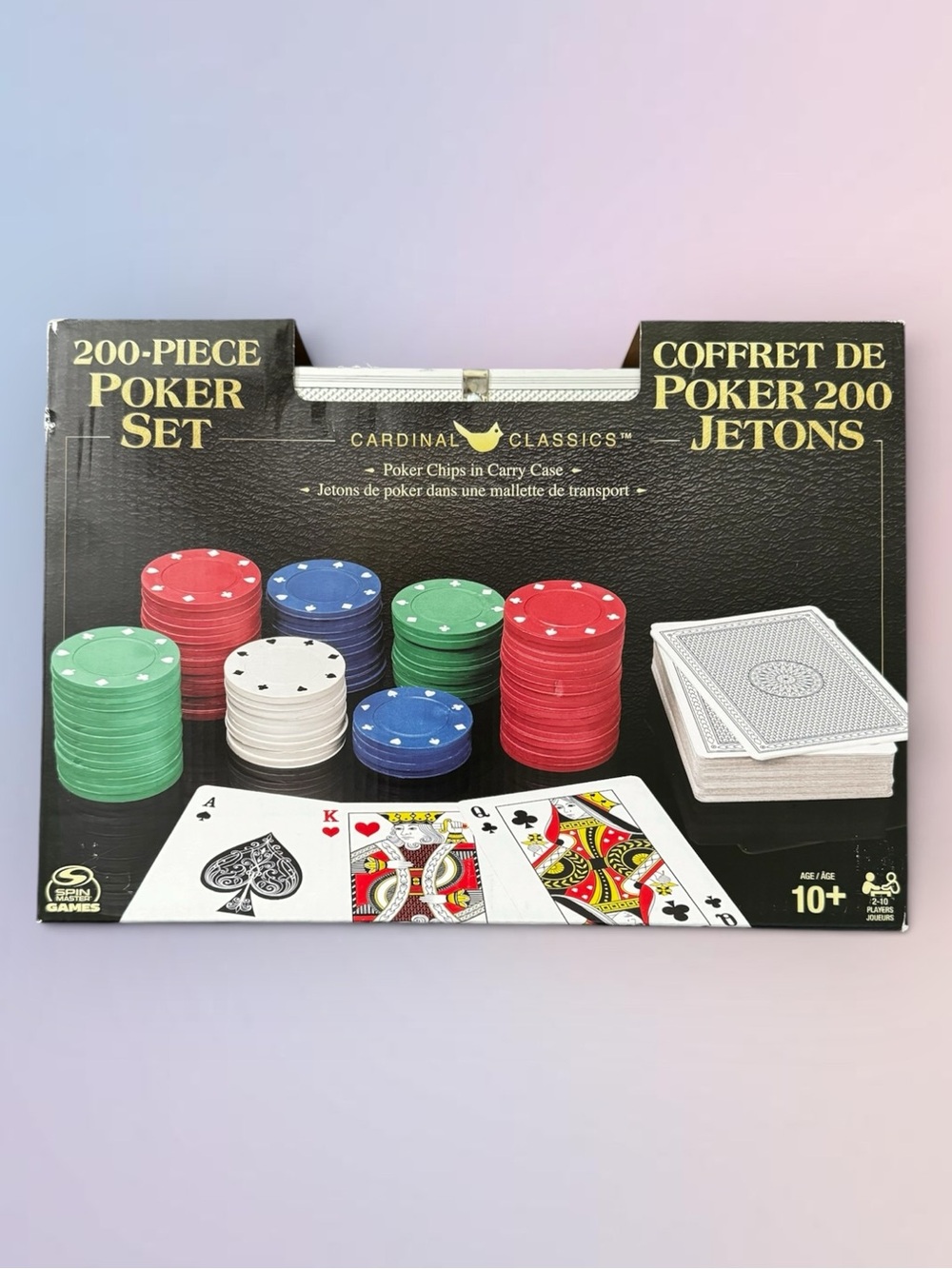 Cardinal Classics 200-Piece Poker Set Aluminum Carry Case Sealed  New In Box